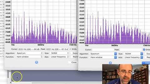 Some acoustics demos related to timbre and waveform