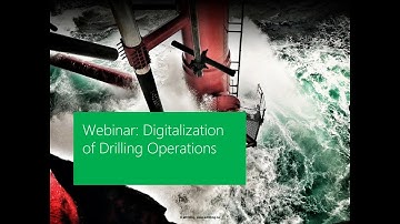 Webinar: Digitalization of Drilling Operations