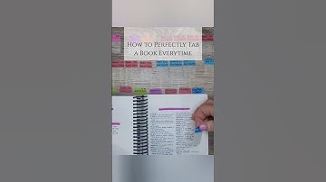 How to Tab a Book the Right Way