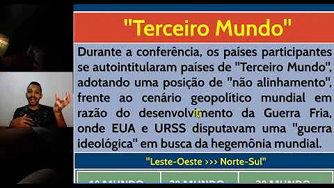 Qual foi o principal objetivo da Conferência de Bandung?