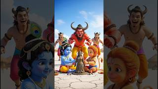 Krishna & Hanuman Vs Demons Clay House Challenge