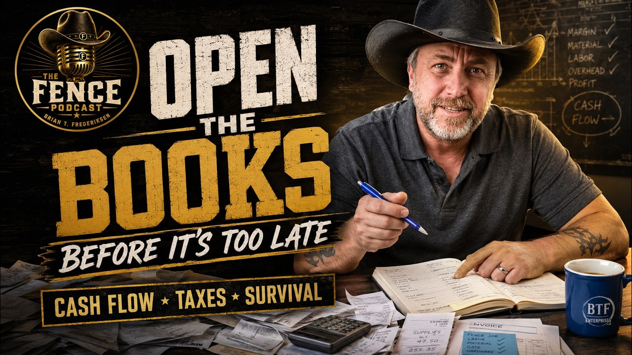 Stop Hiding from Your Books and Start Growing Your Fence Business