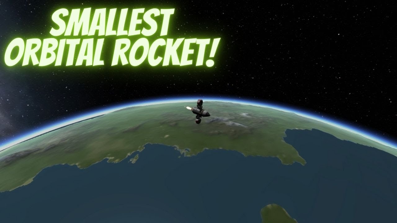 Worlds smallest (and cheapest) orbital rocket! (kerbal space program