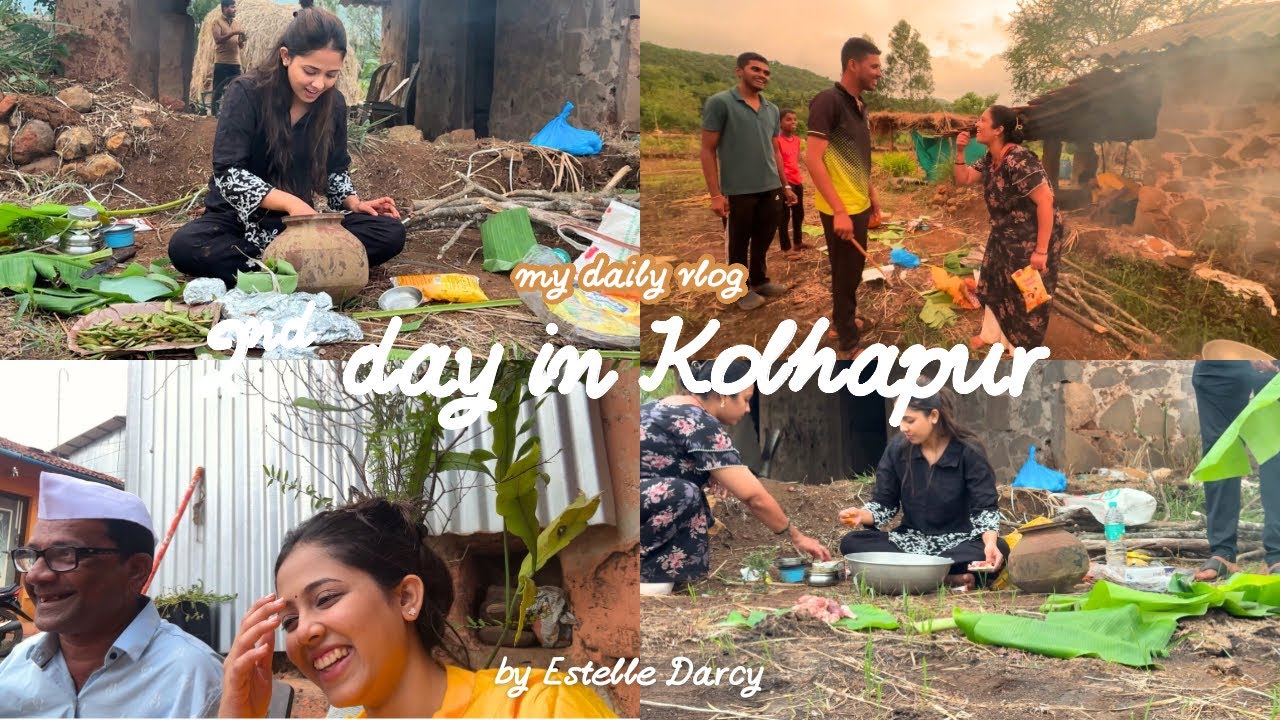 2nd day in Kolhapur ❤️😍 popti keliy pahilyanda n te kartana khup sari bhadan 😂 |bunny|