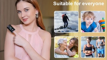 Hesley Pulse Oximeter Fingertip, Oxygen Saturation Monitor with Plethysmograph and Perfusion Index♥️