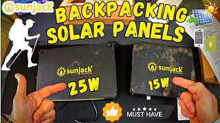 SunJack 15w & 25w Foldable Waterproof Solar Panel - Review Resimi