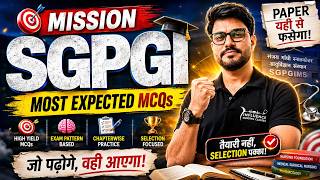 🎯Mission SGPGI - Nursing Most Expected MCQs 🔥 Nursing Officer Exams | NORCET, KGMU, RML #sgpgiexam