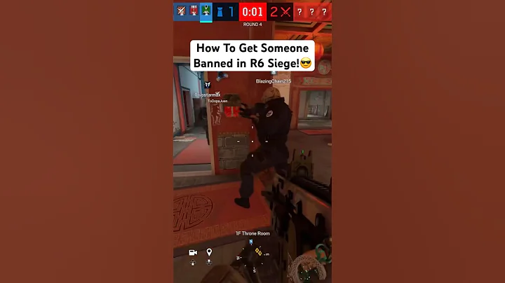 How To Get Someone Banned R6 Siege 🤯 #shorts #rainbowsixsiege