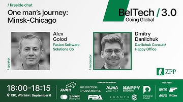 One man’s journey: Minsk – Chicago, Alex Golod / BelTech Global 3.0