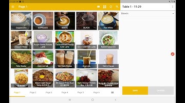 Aliments Academy Clips: Enter New Order from Table Layout