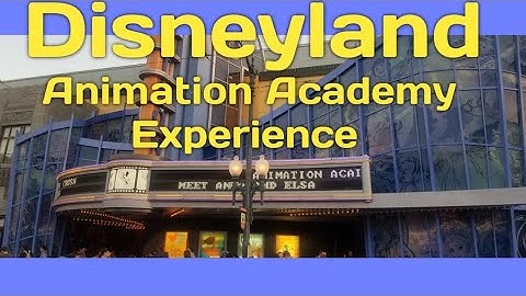 Disneyland Animation Academy Experience