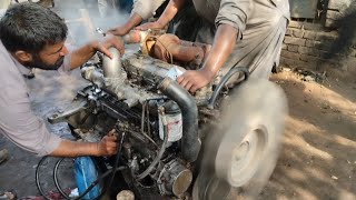 Diesel engine cold start sound