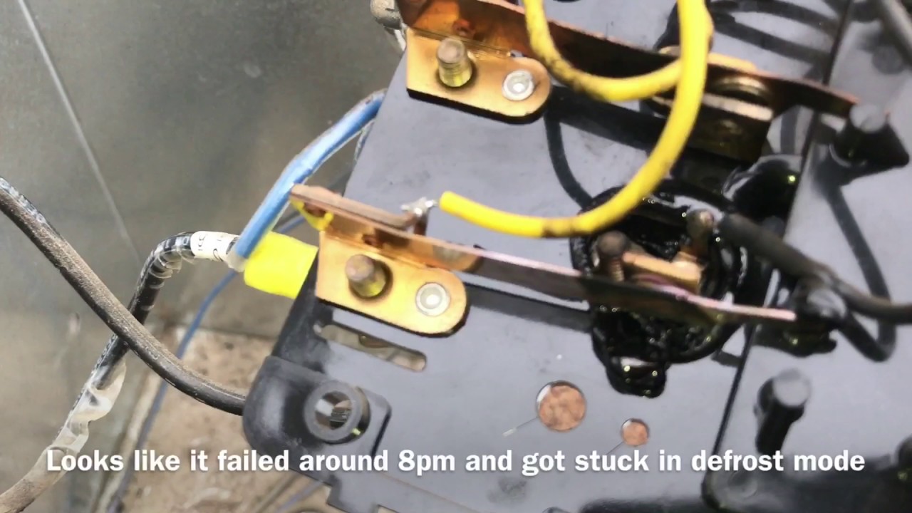 Saturday service call. Walkin Freezer down and me trying to explain