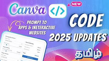 ✨ Canva code tamil | Canva coding in tamil | Canva code ai tamil