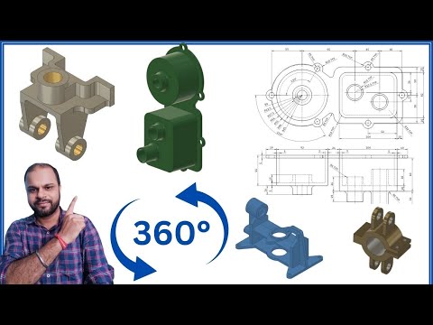 How to Create 3D technical drawings using Fusion 360 and Canva