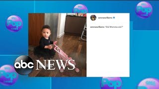 Serena Williams' daughter sports twinning tennis tutu like her mom