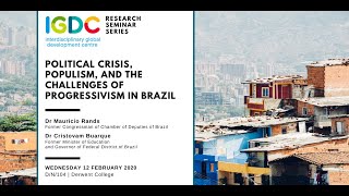 Political Crisis, Populism, and the Challenges of Progressivism in Brazil