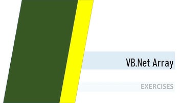 VB.Net Arrays
