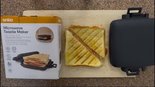 Unboxing & Testing The Anko Microwave Toastie Maker