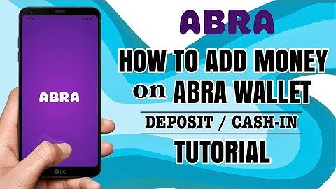 How to CASH-IN on ABRA Wallet I Add Money on your Account | Bitcoin App Tutorial