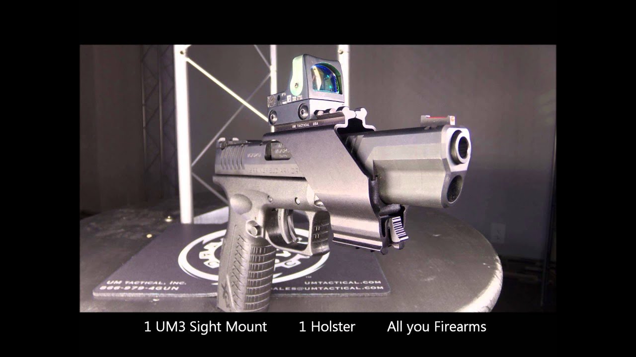 Springfield XDM XD Red Dot Sight Mount YouTube