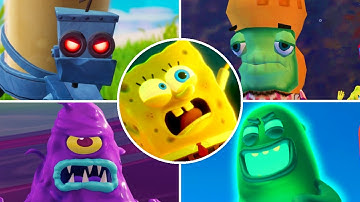 SpongeBob Games - Evolution of Enemy Cutscenes [2003-2025]