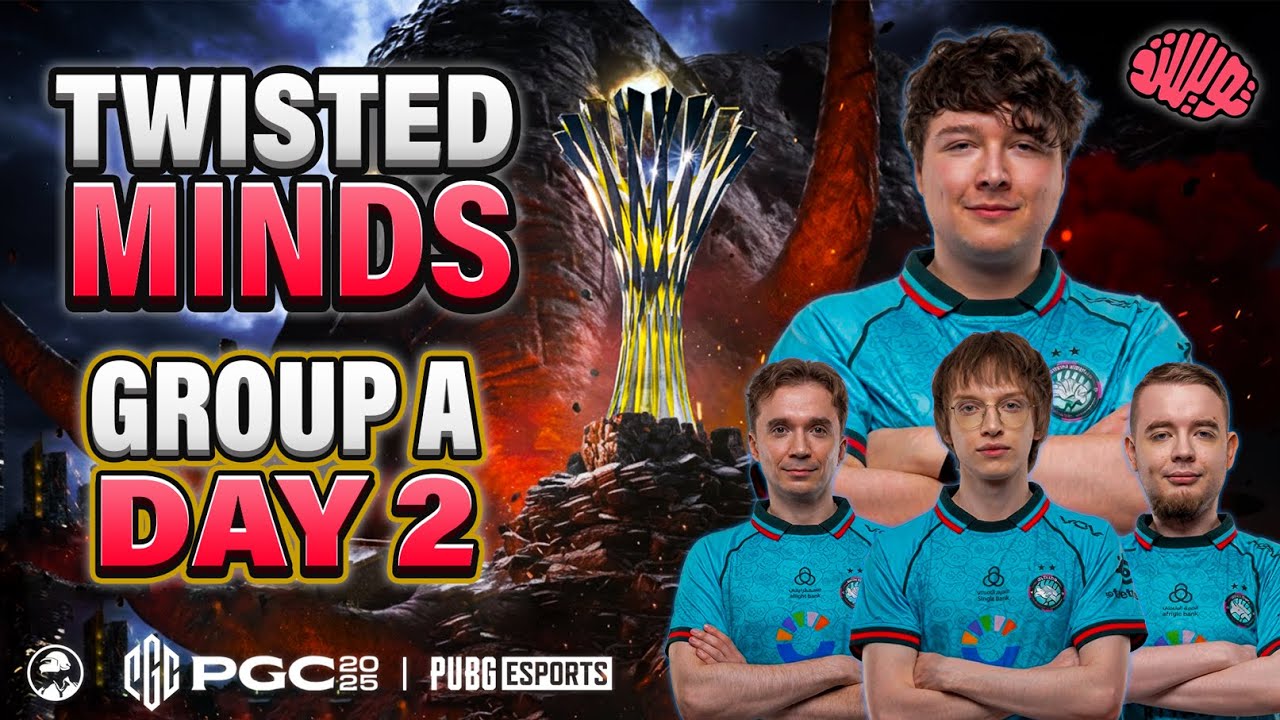 PGC 2025 | POV - Twisted Minds | Group A DAY 2 | PUBG Pro-Player