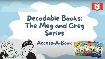 Decodable Books for Readers with Dyslexia | The Meg and Greg Series | Access-A-Book