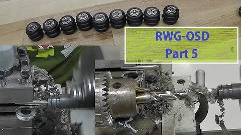 RWG-OSD #5 Making The bearing / Slide wheels. OverSized Delta 3D Printer Build.