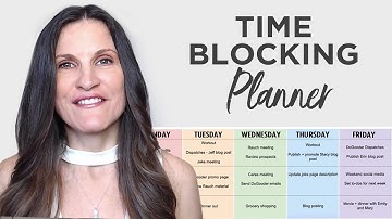 A Time Blocking Planner to Prioritize Your Week and Crush Your To-Do List!