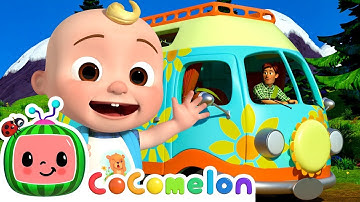 Wheels on the Rescue Bus | Cocomelon Learning & Song Playground | Animal Nursery Rhymes