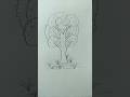 Simple pencil drawing tree sketch art #pencil #paper #sketch #drawing