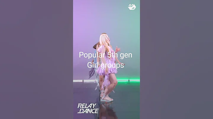 Popular 5th gen girl groups in #kpop #babymonster #kissoflife #xin #illit#badvillian#rescene #shorts