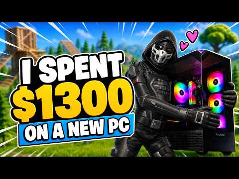 Upgrading to a $1300 Gaming PC for Fortnite!
