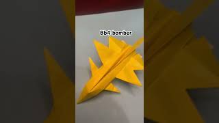 Bomber Jet #shorts #viral #origami #jet