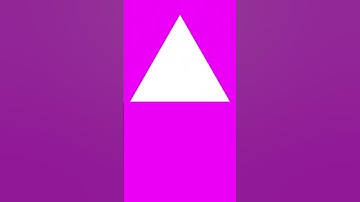 White Triangle Magenta Background Up To Down #shorts