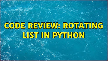 Code Review: Rotating list in python