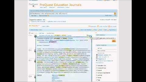 Education Library Database Searching