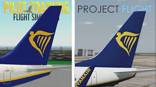 PTFS vs Project Flight (Roblox)