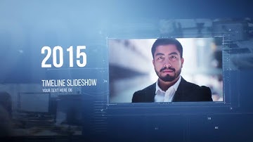 Timeline Slideshow | After Effects Project Files - Videohive template