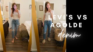 Levi's vs Agolde Denim by LMents Of Style 2,141 views 3 years ago 14 minutes, 44 seconds