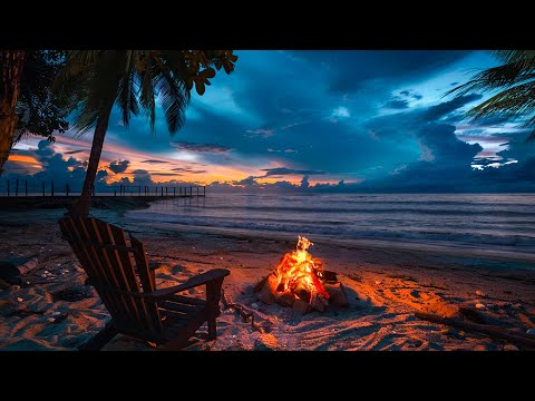 Night Ocean Tranquility🌅Calming