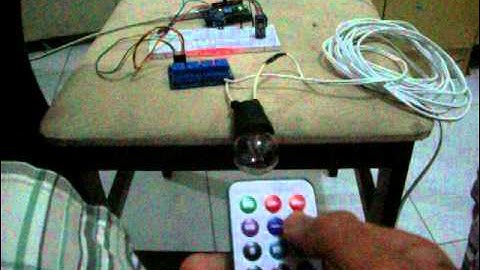 Lâmpada e controle IR | Arduino