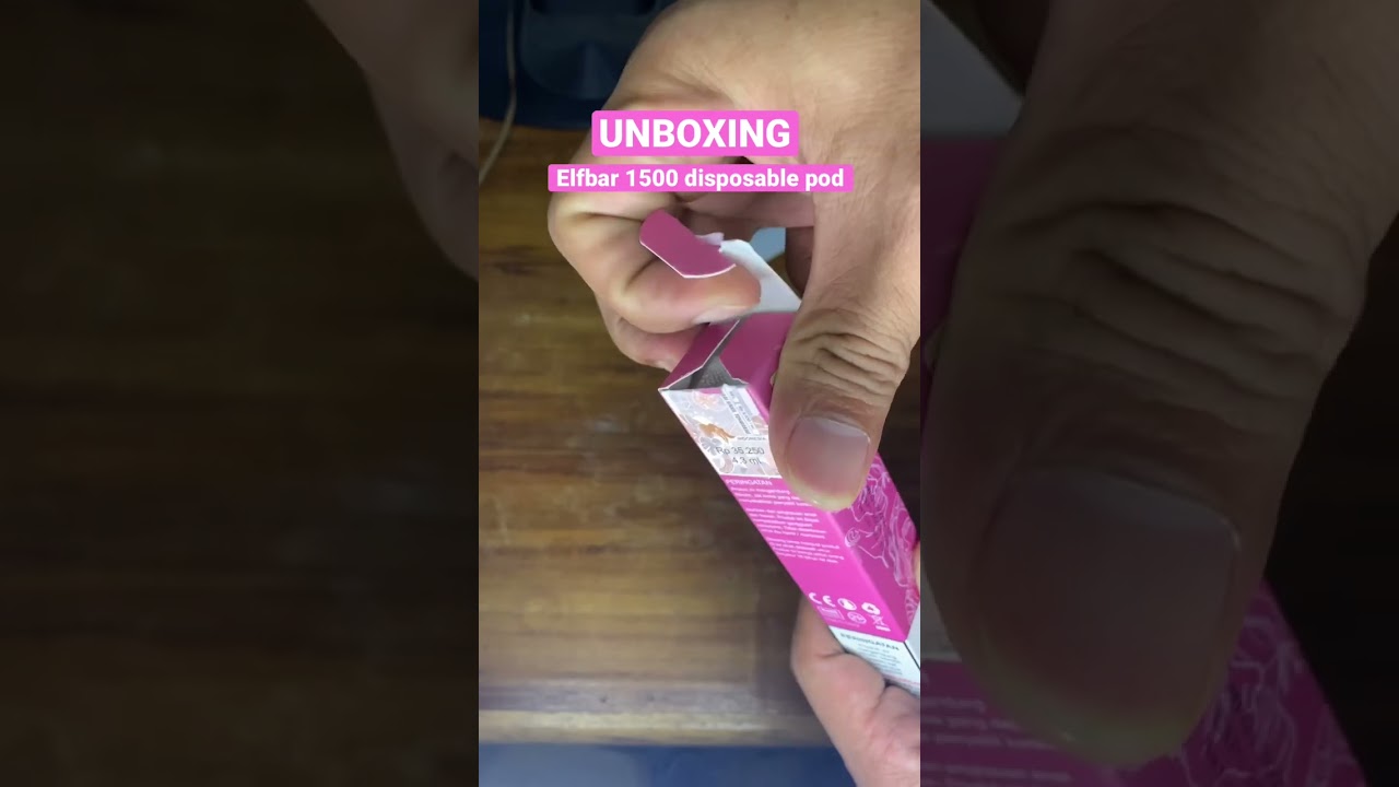 UNBOXING ELFBAR 1500 DISPOSABLE POD