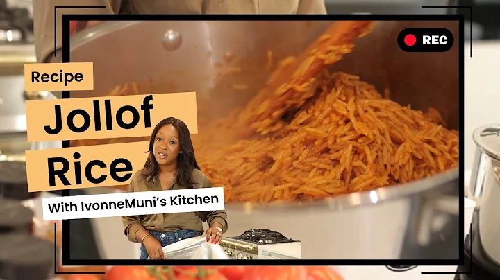 Nigerian Jollof Rice Recipe | Easy, Authentic & Delicious | IvonneMuni's Kitchen