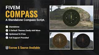 BOII | Compass Script - A Standalone Compass For FiveM Servers!