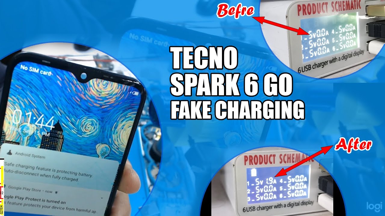 All Tecno Infinix Fake Charging Solution | Schematics Tracing Method