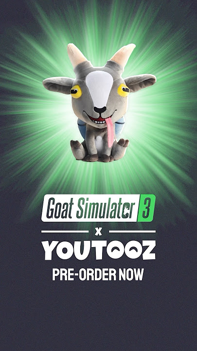 We got Goat Sim plushie before GTA 6. Pre-order now on Youtooz.com