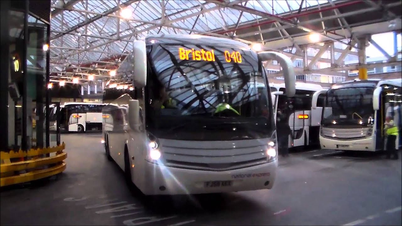 London Victoria : National Express Departures, Sun 12th May 2013 - YouTube