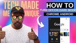 How to turn off dark mode in google chrome android | chrome dark mode